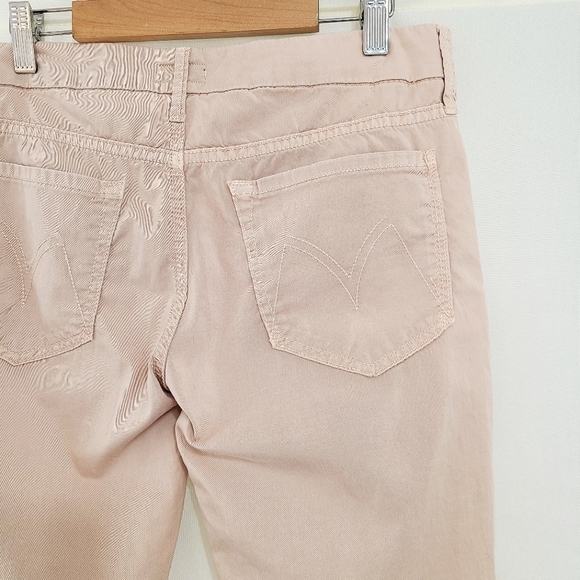MOTHER the looker crop twill pants Cruel Summer Khaki size 27 - Picture 4 of 8